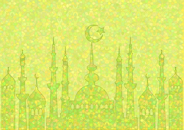 Background for cards on Ramadan — Stock Vector