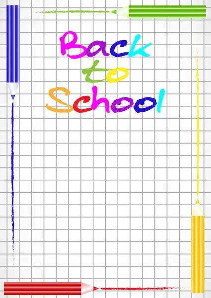 Back to school — Stock Vector