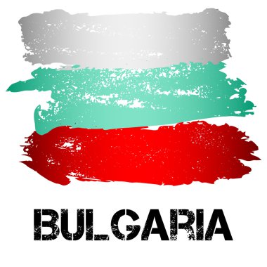 Bulgaristan bayrağı üzerinden fırça darbeleri
