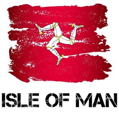 Adam bayrağı üzerinden fırça darbeleri