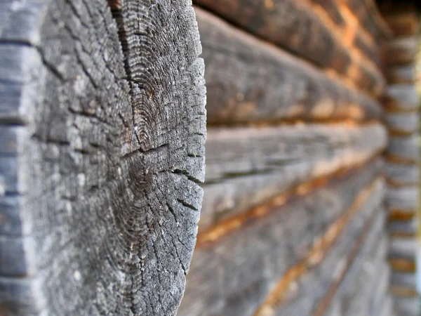 Houten muur van boards van het huis — Stockfoto