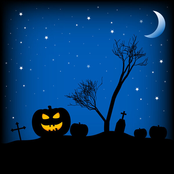 Festive illustration on theme of Halloween. Wishes for Happy Halloween. Trick or treat