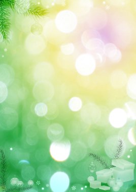 Noel ve yeni yıl kutlama için stilize arka plan