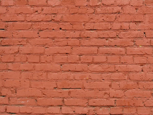 Tekstura ściany z czerwonej cegły — Zdjęcie stockowe