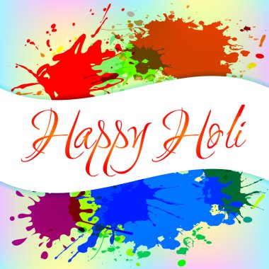 Kaotik sıçraması ve açıkları ile renkli arka plan. Renkler Holi Festival