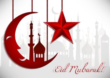 İslam şenlikleri ile tebrik kartı