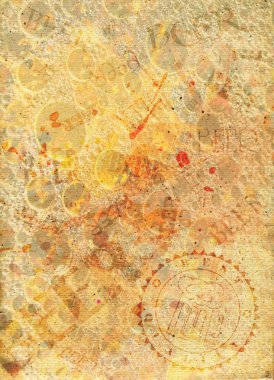 Kağıt arka plan damgası ve bira kabarcıkları ile