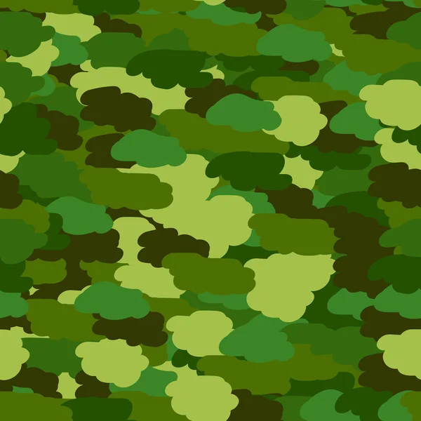 Naadloze achtergrond in groen kaki kleuren — Stockvector