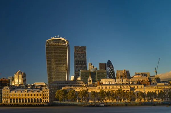 City of London Skyline at sunset — Stock Photo, Image