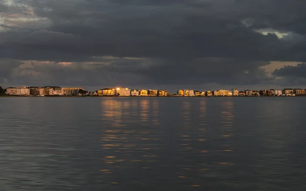 Λιμάνι Poole στο ηλιοβασίλεμα — Φωτογραφία Αρχείου