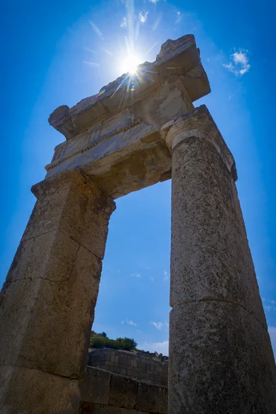 Ancient ruins of Kamiros on Rhodes — Stock Photo, Image