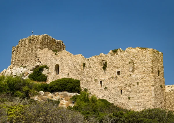 Kritinia slott väster om Rhodos — Stockfoto