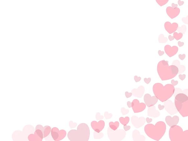 Красивий День Валентинки Абстрактний Фон Сердечками Фоні Святковий Вектор — стоковий вектор