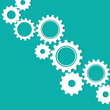 Çarklı dişli arka plan. İlişki ve bağlantı illüstrasyonunun sembolü