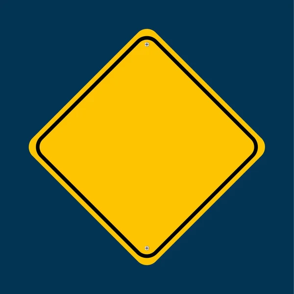 道路標識はバックグラウンドで隔離されている ベクターイラスト — ストックベクタ