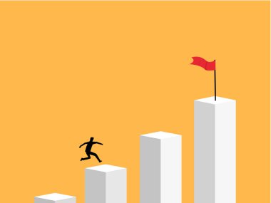 İnsanlar adım adım hedeflerine atlarlar.