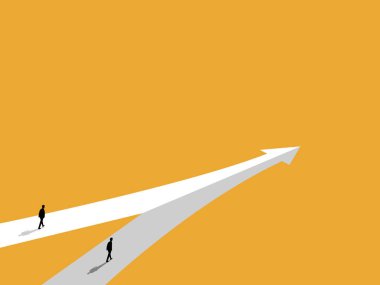 Aynı yere giden iki iş adamı...