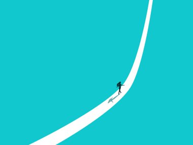 İş kadını büyüme yolunda ihtiyatlı yürüyor.