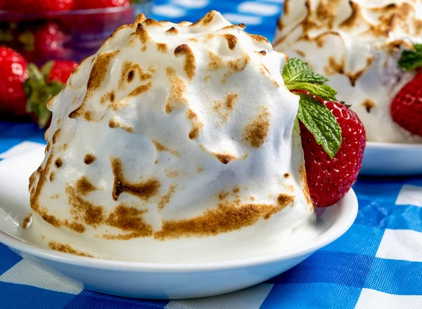 Baked alaska — Stock Photo, Image