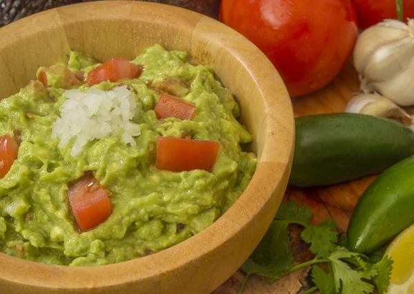 Salada de guacamole — Fotografia de Stock