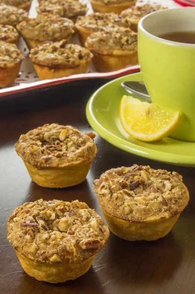 Small pecan pies — Stock Photo, Image