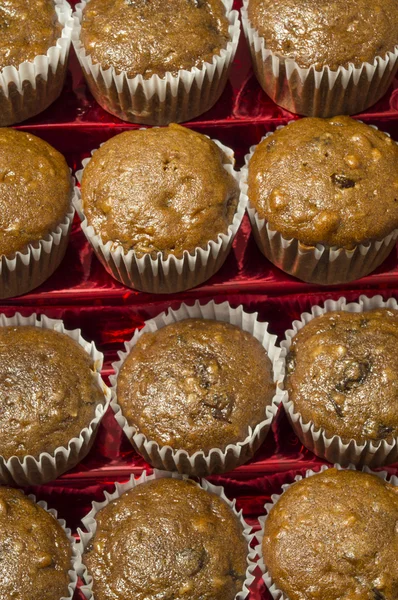 Cinnamon raisin nut muffins — Stock Photo, Image
