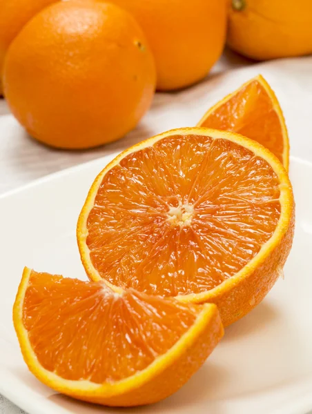 Fresh cut orange — Stock Photo, Image