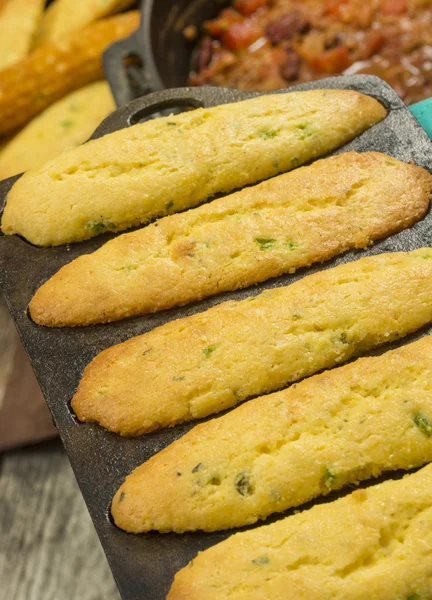 Jalapeno cornbread Stock Image