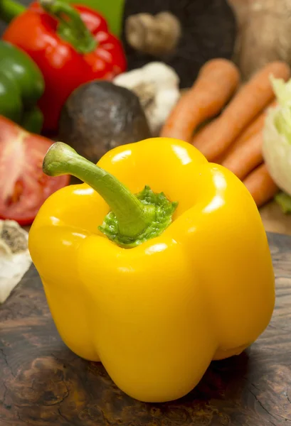 Yellow bell pepper Royalty Free Stock Images