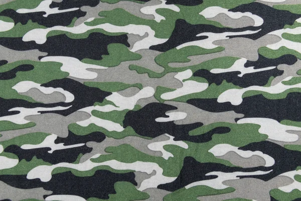 Camouflage pattern on fabric — Stock Photo, Image