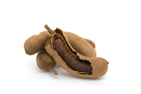 Tamarind isolated on white background — Stock Photo, Image