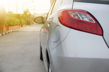 Araba stop lambası closeup