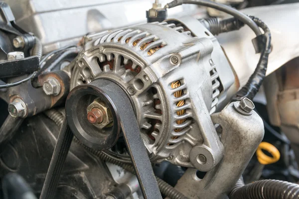 Auto motor close-up, onderdeel van automotoren — Stockfoto