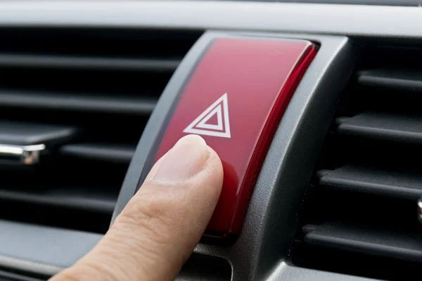 Emergency button in the car. — Stock Photo, Image