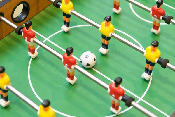 Detail of a table soccer game — Stock Photo, Image