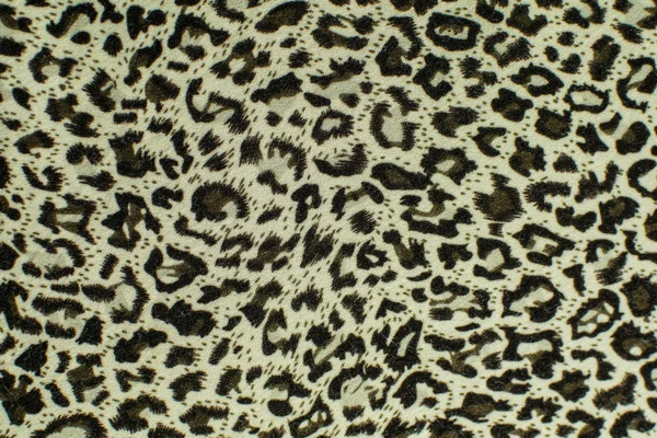 Leopard leather pattern texture closeup background. — Stock Photo, Image