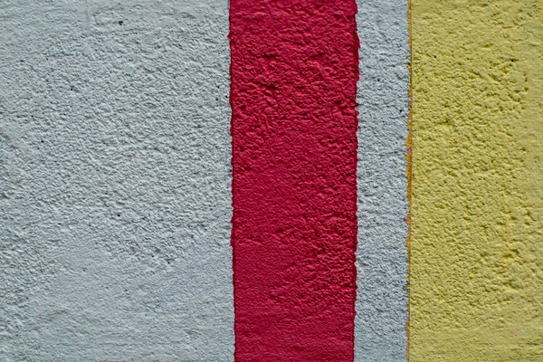 彩虹彩色砖墙 — 图库照片