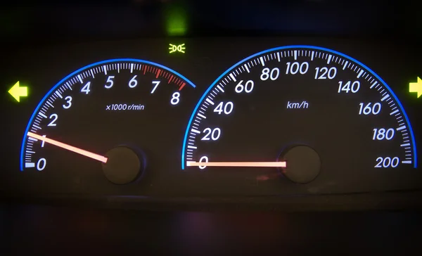 Closeup car dashboard — Stock Photo, Image