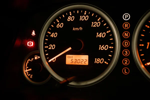 Closeup car dashboard — Stock Photo, Image