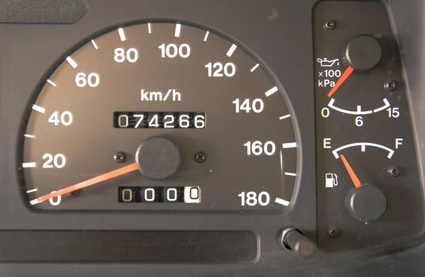 Closeup car dashboard — Stock Photo, Image