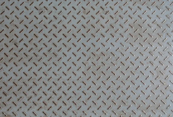 Old metal diamond plate — Stock Photo, Image