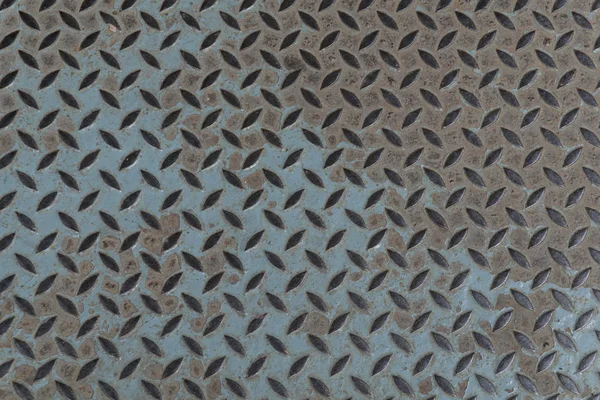 Old metal diamond plate — Stock Photo, Image