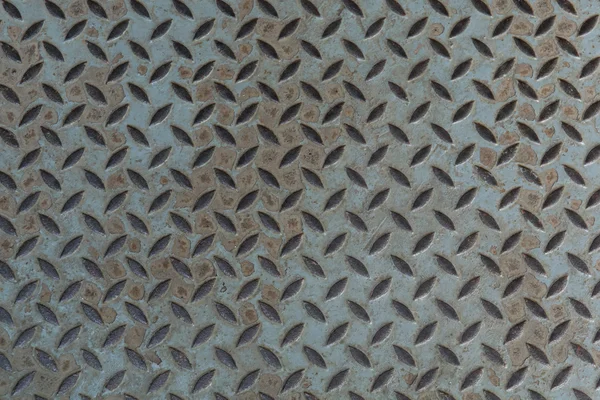 Old metal diamond plate — Stock Photo, Image