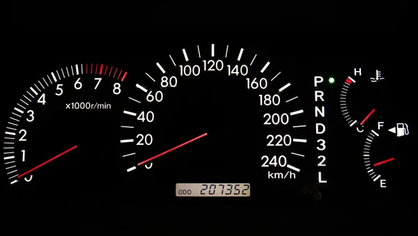 Closeup car dashboard — Stock Photo, Image