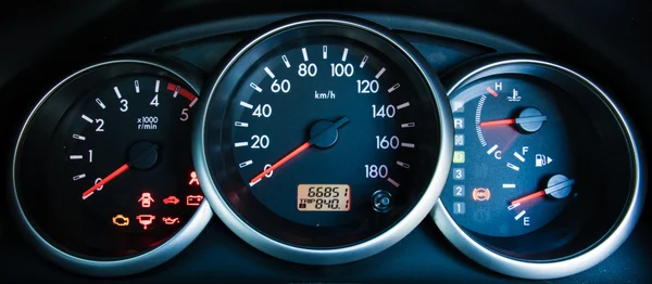 Closeup car dashboard — Stock Photo, Image