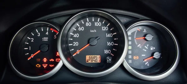 Closeup car dashboard — Stock Photo, Image