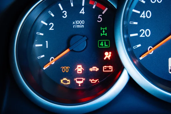 Closeup car dashboard — Stock Photo, Image