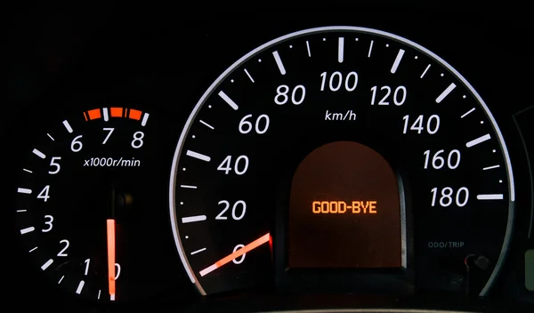 Closeup car dashboard — Stock Photo, Image