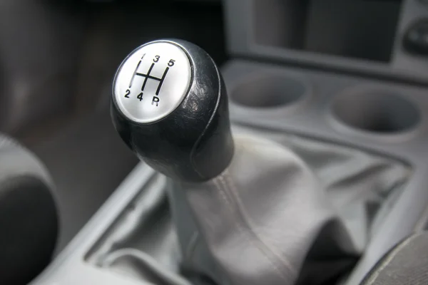 Manual  transmission gear shift. — Stock Photo, Image
