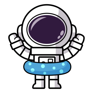 Yaz tatili astronotu, Tropikal Plajda Şirin Uzay Kaşifi